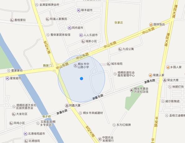 附件1: 桐乡市实验小学教育集团中山小学交通示意图