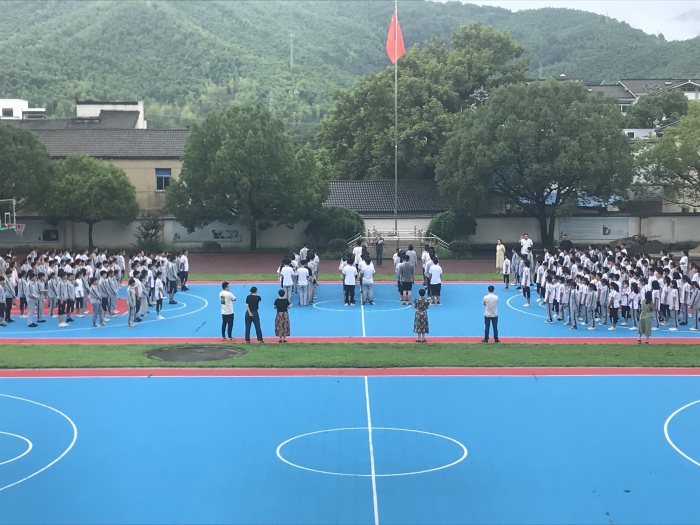 天荒坪中学举行2020年中考誓师大会 - 安吉县天荒坪