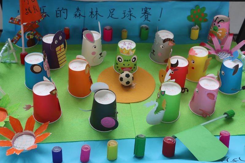二小学生立体造型创意作品