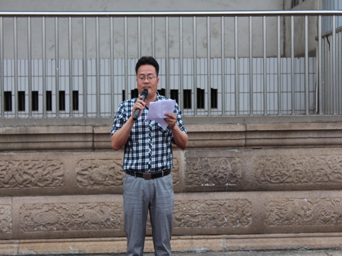 菱湖一中举行防灾减灾安全疏散演练活动