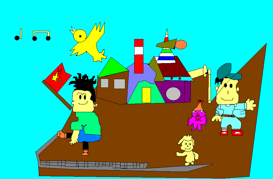 学生电脑绘画作品探索号3