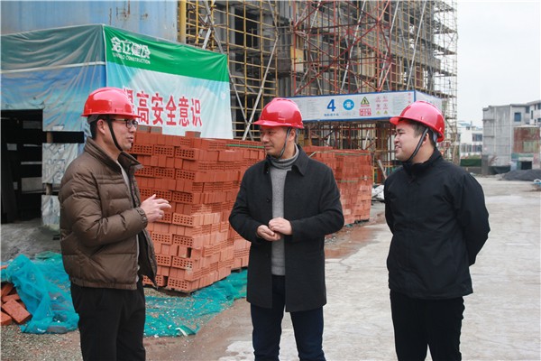 副县长赵仕党视察岩头中小迁建工程