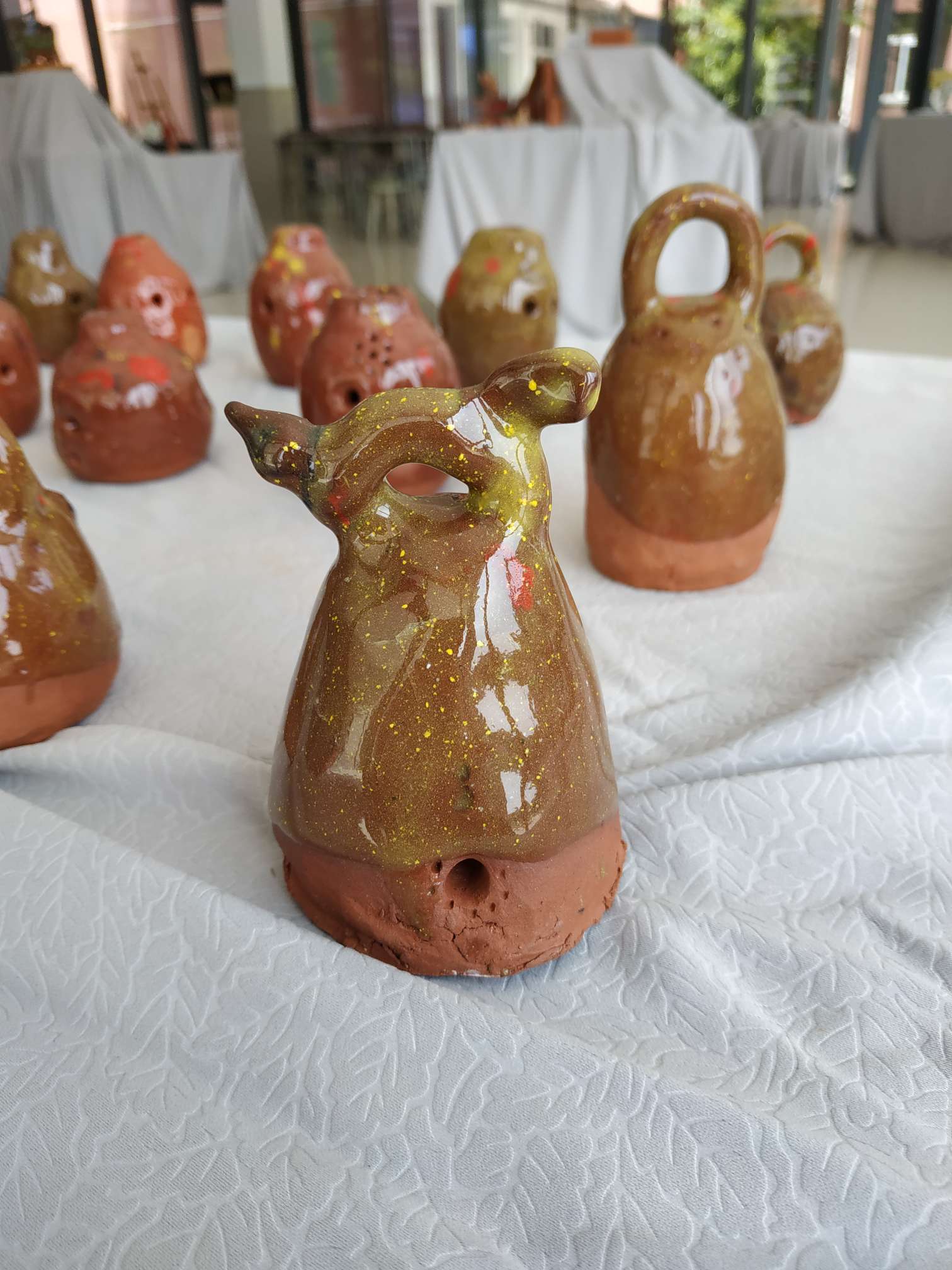 宁波市行知实验小学学生课堂陶艺作品展之四年级陶埙摇铃