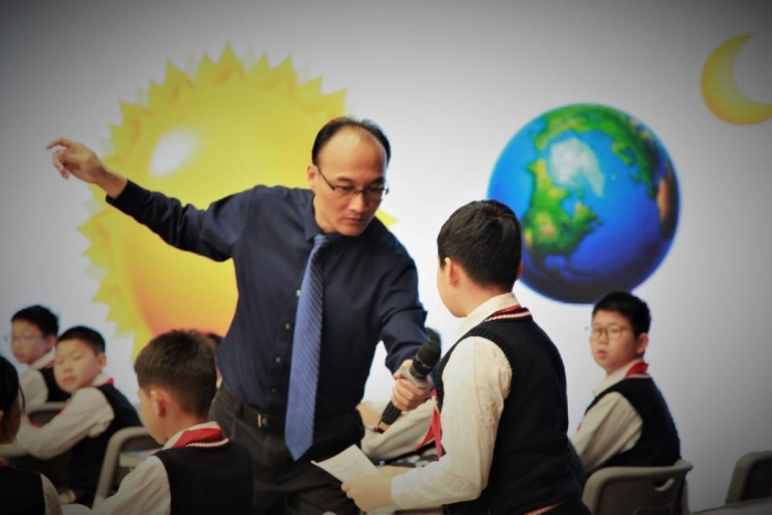 顾志能老师给予学生充分提问空间来自浙江省嘉兴市的高级教师