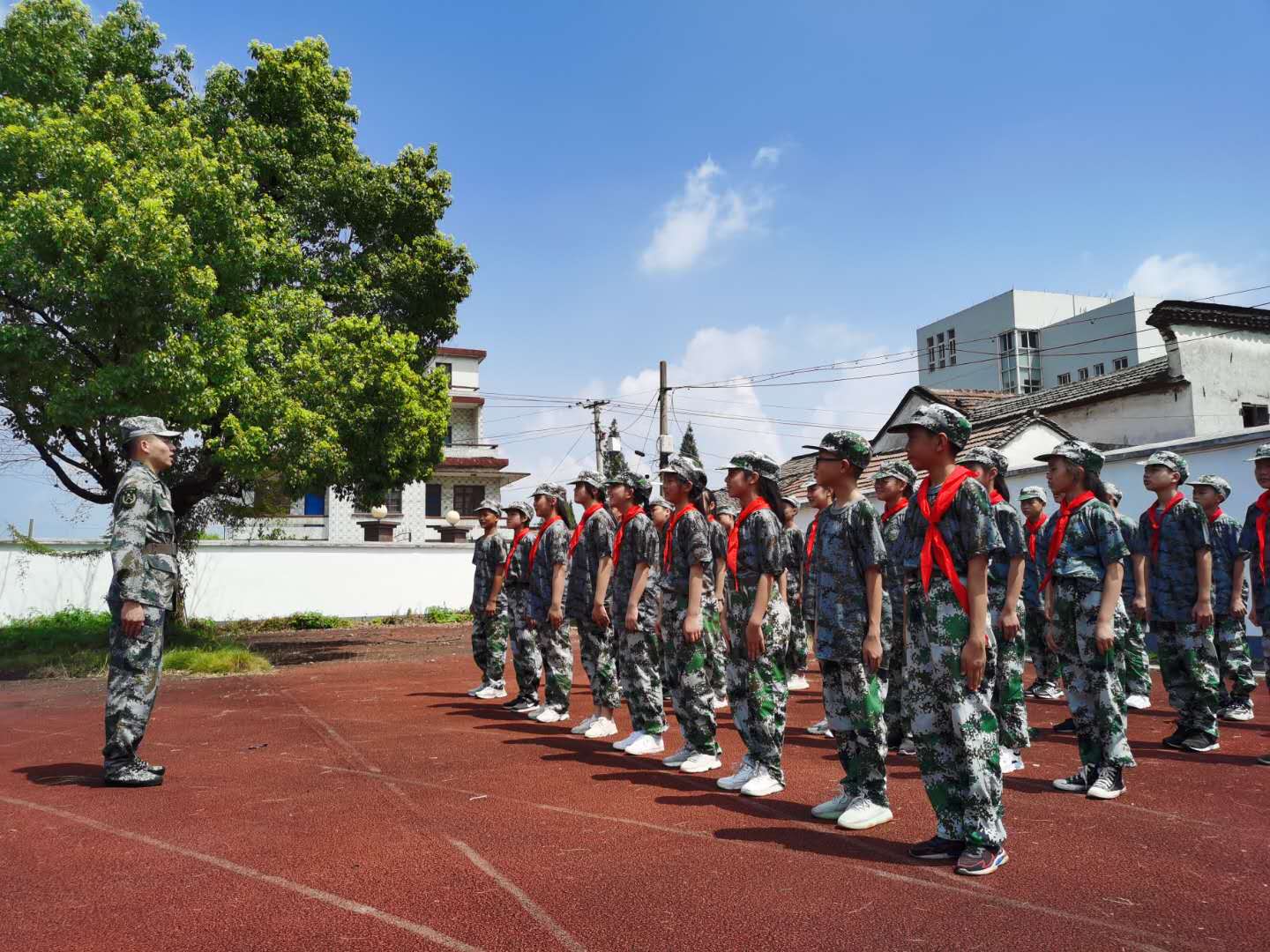 李家巷镇中学举行2020学年国防(人防)教育启动仪式 - 长兴教育资源