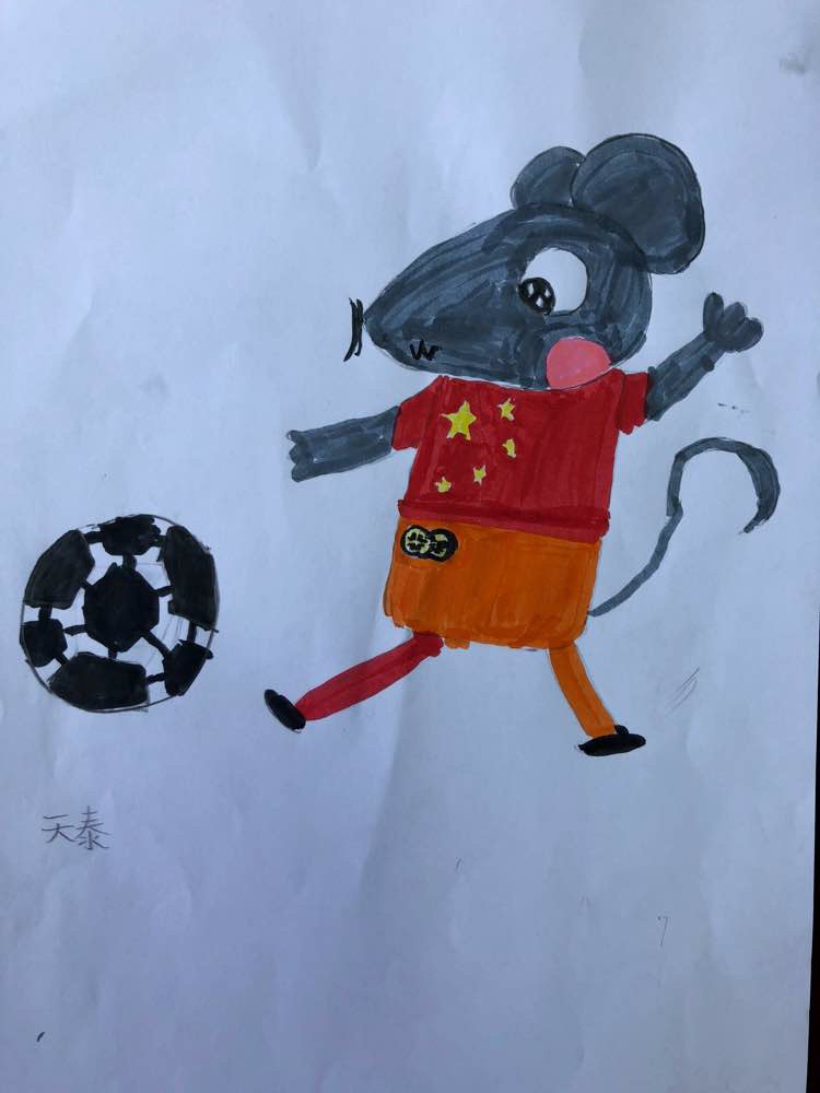 行知足球吉祥物设计展示