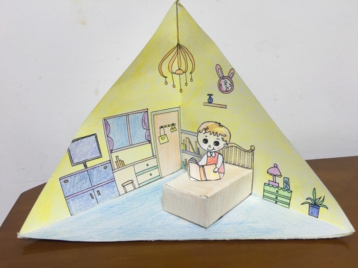 文章列表 文章详情房间一角 立体手工画  骆依涵        周周发布人