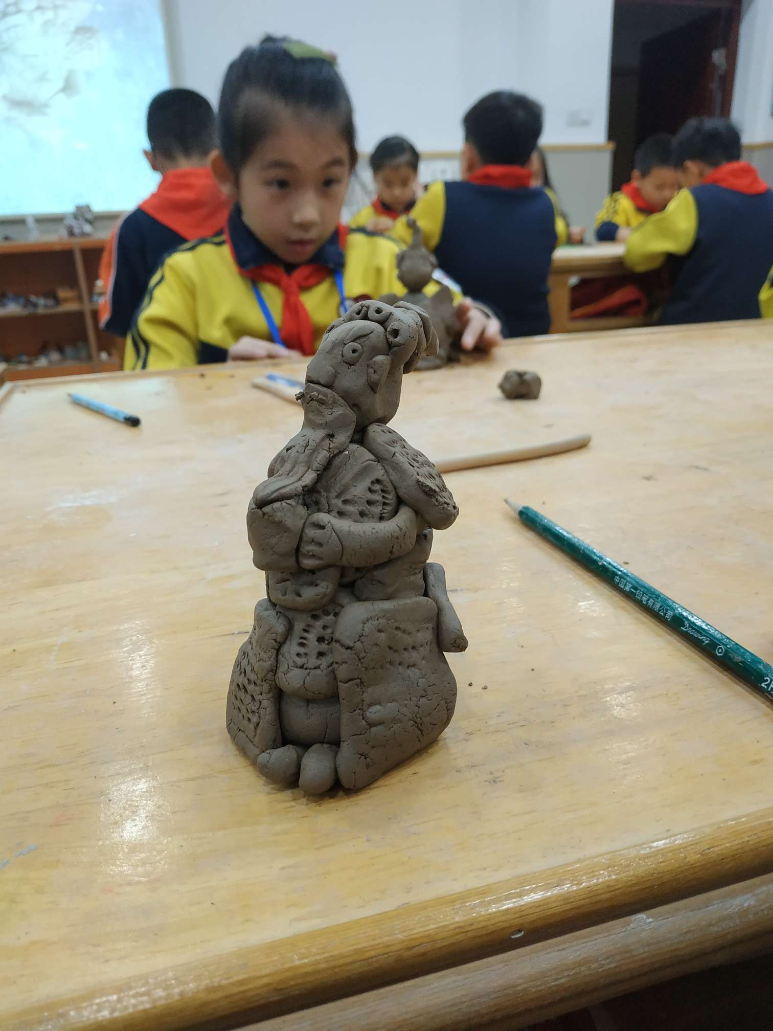 三年级美术威武的大将军课堂教学